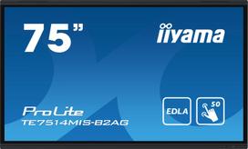 Iiyama ProLite TE7514MIS-B2AG 75", 4K, juodas (Black)