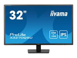 iiyama 31 5 - Iiyama ProLite X3270QSU-B1 31.5", IPS, 2560x1440, Juodas (Black) - 1 nuotrauka