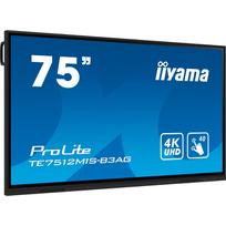 interaktyvi lenta - IIYAMA TE7512MIS-B3AG 75", iiWare10, 4K, IPS, Juodas (Black) - 2 nuotrauka