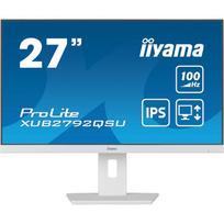 baltas monitorius - Iiyama ProLite XUB2792QSU-W6 27", IPS, WQHD, 100Hz, 0.4ms, balta (White) - 2 nuotrauka