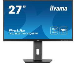 monitorius 27 coliu - Iiyama ProLite XUB2797QSN-B1 27", IPS, 2560x1440, Juodas (Black) - 1 nuotrauka