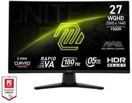 monitor 27 curved - MSI MAG 274CXF 27", Rapid VA, 1500R, Full HD, Juodas (Black) - 1 nuotrauka