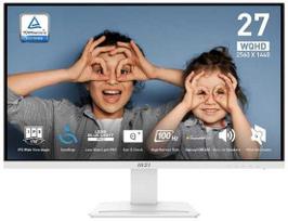 speakers - MSI PRO MP273QW E2 27", IPS, QHD, 100Hz, Balta (White) - 1 nuotrauka