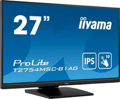 monitor 27 1080 - Iiyama ProLite T2754MSC-B1AG 27", FHD, 4ms, Juodas (Black) - 1 nuotrauka
