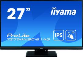 monitor 27 1080 - Iiyama ProLite T2754MSC-B1AG 27", FHD, 4ms, Juodas (Black) - 2 nuotrauka