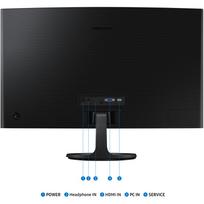 monitor 27 curved - Samsung S36GD LS27D364GAUXEN 27", Full HD, Juodas (Black) - 2 nuotrauka