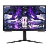 monitor 27 1080 - Samsung Odyssey G3 LS27AG322NUXEN 27", 1920 x 1080, Juodas (Black) - 1 nuotrauka
