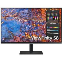 4k monitorius - Samsung ViewFinity S8 LS32B800PXPXEN 32", IPS, 4K, 60Hz, Juodas (Black) - 1 nuotrauka