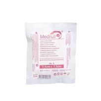 MEDRULL, marlinės sterilios servetėlės, 7,5 x 7,5 cm, 8 sluoksnių, 5 vnt.