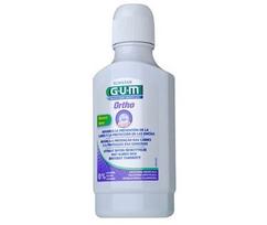ortodontines gumos - SUNSTAR GUM burnos skalavimo skystis nešiojantiems ortodontinius prietaisus ORTHO, nuo 6 m., 300 ml - 1 nuotrauka