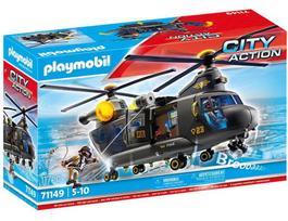 playmobil policija - Playmobil City Action Tactical Police: Large Helicopter 71149 - 1 nuotrauka