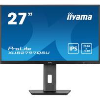 2560x1440 monitoriai - Iiyama ProLite XUB2797QSU-B1 27", IPS, 2560x1440, Juodas (Black) - 1 nuotrauka
