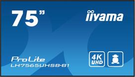 Iiyama ProLite LH7565UHSB-B1 74.5", LED, 4K, Juodas (Black)