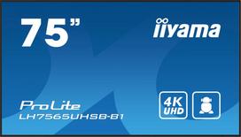 24 4k monitorius - Iiyama ProLite LH7565UHSB-B1 74.5", LED, 4K, Juodas (Black) - 3 nuotrauka