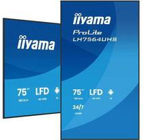 interaktyvi lenta - Iiyama LH7564UHS-B1AG 75", 4K, 24/7, Android, Juodas (Black) - 1 nuotrauka