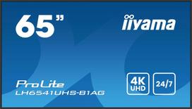 Iiyama LH6541UHS-B1AG 65", LCD, 4K, Juodas (Black)