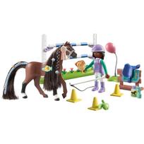 zirgamu - Playmobil Horses of Waterfall Zoe & Blaze with tournament course 71355 - 2 nuotrauka