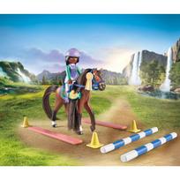 zirgamu - Playmobil Horses of Waterfall Zoe & Blaze with tournament course 71355 - 3 nuotrauka