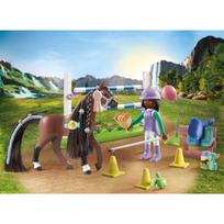 zirgamu - Playmobil Horses of Waterfall Zoe & Blaze with tournament course 71355 - 4 nuotrauka