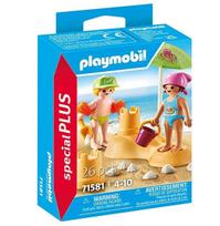 Playmobil Kids with sand castle 71581