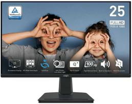 full hd monitorius - MSI PRO MP251 24.5", Full HD, Juodas (Black) - 1 nuotrauka