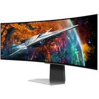 lenktas monitorius - Samsung Odyssey G9 LS49CG954SUXEN 49", OLED, lenktas, sidabras (Silver) - 1 nuotrauka
