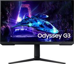 samsung monitorius - Samsung Odyssey G3 LS27DG300EUXEN 27", VA, Full HD, Juodas (Black) - 1 nuotrauka