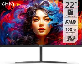 chiq - CHiQ 22F650 22", FHD (1920x1080), 100Hz, Juodas (Black) - 1 nuotrauka