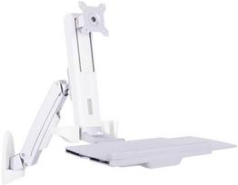 Multibrackets Workstation Arm Single, 68.6 cm (27"), Baltas (White)