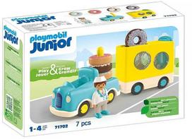 Playmobil Junior: Crazy Donut Truck with Stacking and Sorting Fu 71702