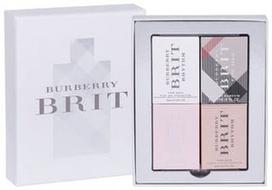 Burberry Brit Rhythm 5ml EDT + 5ml Brit EDP + 5ml Brit Sheer EDT + 5ml Brit Rhythm Floral EDT