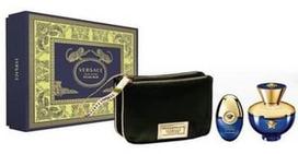 Versace Dylan Blue Femme 100ml EDP + 10ml EDP + Black Cosmetic Blag