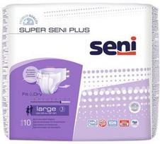 SUPER SENI sauskelnės PLUS, LARGE, 10 vnt.