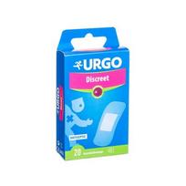 URGO DISCREET, nepastebimas pleistras, 3 dydžių, 20 vnt.