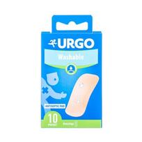 URGO WASHABLE, neperšlampantis pleistras, 1,9 x 7,2 cm, 10 vnt.