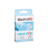 MEDRULL AQUA STOP, pleistras atsparus vandeniui, apvalus, skaidrus, 20 vnt.