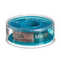 MEDRULL SILK, ruloninis pleistras, 1,25 x 500 cm