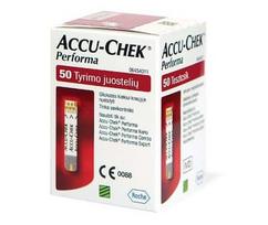 gliukozes - ACCU-CHEK diagnostinės juostelės PERFORMA, 50 vnt. - 3 nuotrauka