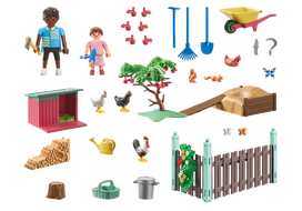 sodo ukiui - Playmobil Kleine Hühnerfarm im Tiny House Garten 71510 - 6 nuotrauka