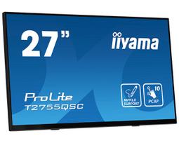 qhd 27 - Iiyama ProLite T2755QSC-B1 27", juodas (Black) - 1 nuotrauka