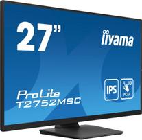 monitoriu full hd - Iiyama ProLite T2752MSC-B1 27", Full HD, Juodas (Black) - 1 nuotrauka