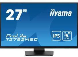 monitoriu full hd - Iiyama ProLite T2752MSC-B1 27", Full HD, Juodas (Black) - 2 nuotrauka