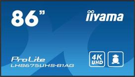 iiyama ProLite LH8675UHS-B1AG 85.6", 4K, Juodas (Black)