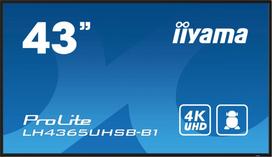 Iiyama ProLite LH4365UHSB-B1 43", 4K, IPS, juodas (Black)