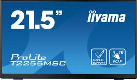 nesiojamas monitorius 16 - Iiyama ProLite T2255MSC-B1 21.5", Full HD, Juodas (Black) - 2 nuotrauka