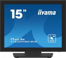 38 monitorius - Iiyama ProLite T1532MSC-B1S 15", juodas (Black) - 2 nuotrauka