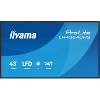 43 4k - Iiyama LH4364UHS-B1AG 43", 4K, Portrait, 24/7, Android - 2 nuotrauka