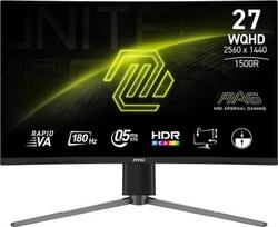 180hz monitorius - MSI MAG 27CQ6PF 27", Juodas (Black) - 2 nuotrauka