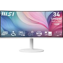 MSI Modern MD342CQPWDE 34", lenktas, baltas (White)