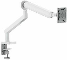 ALOGIC Glide Flexible Single Monitor Arm, 17-35", Balta (White)